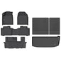 ANBINGO®Floor Mats & Cargo Liner & SeatBack Fit for Honda Pilot 2009-2015 Full Set Waterproof Car Mats All Weather Guard TPE Pilot Mats Set Black - size: 2009-2015 Pilot Set+SeatBack