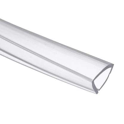 uxcell Clear Edge Trim, 9.8Ft Silicone U Channel Edge Protector, Edges Guards Fits 19/32"-5/8" for Car Doors Sheet Metal Parts (13/16" W x 9/16" H) - size: 9.8Ft x 13/16" x 9/16", Fits 19/32"-5/8"