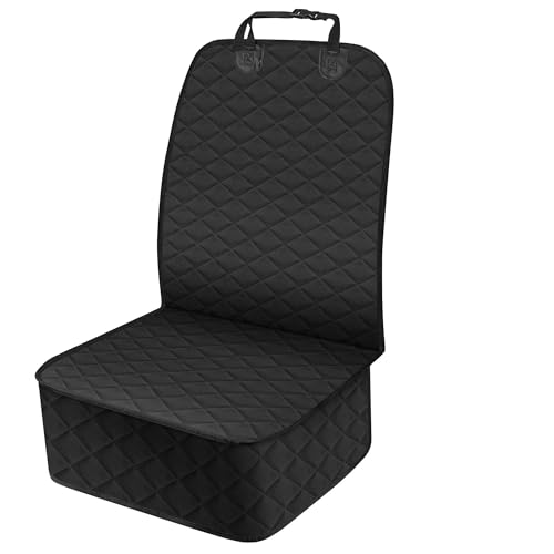 Front Dog Seat Cover, Waterproof Car Seat Covers for Dogs Nonslip Scratch-Proof Dog Seat Cover Front Seat Cover for SUV, Trucks & Cars - S, Black - size: Small (1-Pack)