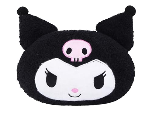 Roffatide Anime Kuromi Cartoon Car Neck Pillow 1 Pcs Plush Auto Head Neck Rest Cushion for Chairs, Recliners, Driving Seats Black (LYS10105) - color: C 1 Pc Car Neck Pillow