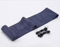 Steering Wheel Cover (Suede Leather), DIY Hand Sewn, Suitable for Both Men and Women, 15 inch Universal (Dark Blue)