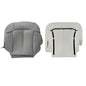 Priprilod 922/122 Gray Driver Side Bottom Replacement Seat Cover & Bottm Foam Cushion Compatible with Chevy Silverado Tahoe Suburban Avalanche GMC Sierra Yukon 1999 2000 2001 2002 - color: Gray