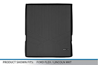 MAXLINER All Weather Cargo Liner Floor Mat Behind 2nd Row for 2009-2019 Ford Flex