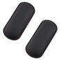 2PCS Car Door Armrest Pads, Soft Leather Memory Foam Car Arm Rest Cushion Pad for Elbow Leg and Knee Support, Universal Comfortable Auto Center Console Pillow for Most Vehicles (Black)