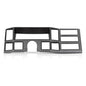 G-PLUS Dash Bezel Radio Surround Trim Compatible with Jeep Cherokee XJ 1984-1996 with Hole Silver - size: 1984-1996 Jeep Cherokee XJ | Gray Silver