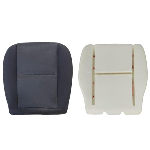 NLQR Front Driver Bottom Replacement Seat Cover & Foam Cushion Compatible with Chevy Silverado Tahoe Suburban Avalanche GMC Yukon Sierra 1500 2500HD 3500HD 2007 2008 2009 2010 2011 2012 2013 2014