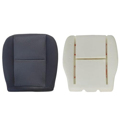 NLQR Front Driver Bottom Replacement Seat Cover & Foam Cushion Compatible with Chevy Silverado Tahoe Suburban Avalanche GMC Yukon Sierra 1500 2500HD 3500HD 2007 2008 2009 2010 2011 2012 2013 2014