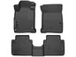 Husky Liners Weatherbeater Floor Mats | Fits 2013 - 2017 Honda Accord Sedan | Front & 2nd Row, 3-pc Black - 98481 - size: Front & 2nd Row, style: 2013 - 2017
