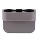 Car Seat Organizer Cup Drink Holders,Multifunctional Gap Filler Storage Box,Insert Organization Helps Reduce Distracted Driving&Holds phone Mount Mug Bottle Cellphones Coasters Wallet Cards (XBD-Gray) - color: XBD-Gray