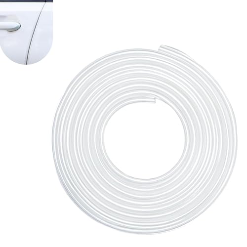Car Door Edge Guards, 16ft Rubber Seal Car Door U-Shape Edge Protective Trim, Universal for Most Cars (Transparent) - color: Transparent