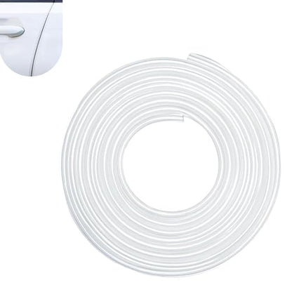 Car Door Edge Guards, 16ft Rubber Seal Car Door U-Shape Edge Protective Trim, Universal for Most Cars (Transparent) - color: Transparent