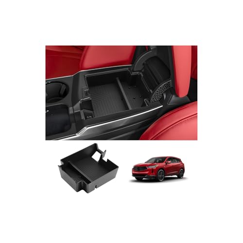 LUWU 2025 A cura RDX Center Console Organizer Compatible with 2025 2026 A cura RDX Accessories Armrest Console Organizer Armrest Insert Tray 2025 RDX A cura Black-Trim - color: 2025 2026 RDX Center Console Organizer