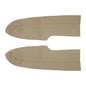 X AUTOHAUX Pair Synthetic Leather Car Front Door Panels Armrest Cover Beige for Honda Civic 2006-2011 Sedan - color: beige