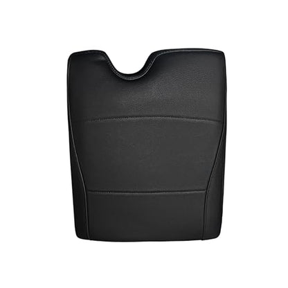 Center Console Armrest Cover Fit for Ford F-150 F150 2015-2026 & F250 F350 F450 2017-2026 Accessories, Comfort Armrest Pad Console Lid Cushion Vegan Leather 1-Inch Extra Thick(Jump Seat ONLY) - size: 2) 15-25 |F150| Jump Seat, +Thick