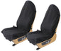 Waterproof Towel Car Seat Cover, Sweatproof Non-Slip Seat Protector, Universal Fit for Front Bucket or Rear Bench Seat of Cars, SUVs, Vans, Trucks, Compatible with Airbags and Armrests (Black, 2 Pack) - color: Black, 2 Pack