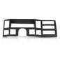 G-PLUS Dash Bezel Panel Surround Trim Compatible with Jeep Cherokee XJ 1984-1996 Black Dashboard - size: 1984-1996 Jeep Cherokee XJ | Black
