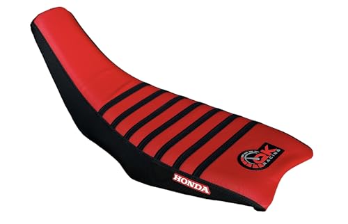 Seat Cover - Compatible Fit for Honda 2004-2018 TRX 450R Quad (Red/Black) - color: Red/Black