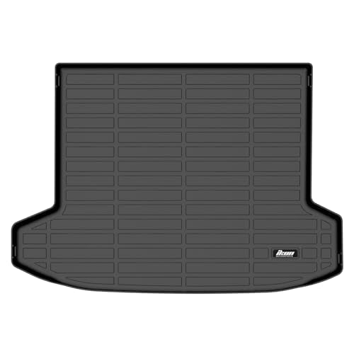 IKON MOTORSPORTS TPE Cargo Trunk Liner, Compatible with 2022-2025 Hyundai Tucson Hybrid W/Bose Audio, Custom Fit All Weather Protection Heavy Duty Rear Trunk Tray Cargo Mats Protector, Black