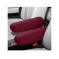 KVAEY 2 PCS Car Front Seat Armrest Covers, Elastic Fabric Stretch Car Seat Armrest Protectors, Soft Front Seat Armrest Cover Replacement, Universal Vehicle Accessories for Cars (Wine Red) - color: Wine Red