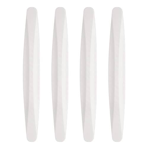 HARFINGTON 4pcs Car Door Edge Guards Protectors Anti-Collision Side Door Edge Protector Trim Strip Anti-Scratch Universal Vehicle Exterior Accessories for Cars SUV Pickup Truck, White - color: White