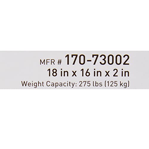 McKesson Seat Cushion for Wheelchairs and Office Chair, Foam/Gel, 18 in x 16 in x 2 in, 1 Count - size: 18x16x2 Inch (Pack of 1)