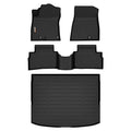 Binmotor-Floor Mats & Cargo Liner for Kia NIRO Plug-in Hybrid 2023-2026 (Only for PHEV), 2 Rows with Cargo Mat Set for Kia NIRO Plug-in Hybrid,TPE Liners Accessories Mats Trunk Mat - style: 2) Car Mats for Kia Niro Plug-in Hybrid/PHEV (2023-2026)