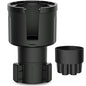 Swigzy Car Cup Holder Expander (Long Base) - Adjustable Expandable Insert Extender, Automotive Adapter Holds Hydro-Flask, Yeti, Nalgene, Large (32 40 oz) Water Bottles, Big Drinks - Universal - color: Black, size: Holds 18-40 oz (Long Base)
