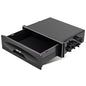 RED WOLF Car Radio Stereo Single Din Storage Box Dash Trim CD Player Holder Storage Box Mounting Pocket Drawer Kit