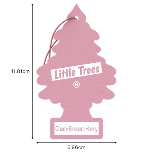LITTLE Air Fresheners Car Air Freshener. Hanging Tree Provides Long Lasting Scent for Auto or Home. Cherry Blossom, 24 Air Fresheners (Pack of 6) - size: 4 Count (Pack of 36)