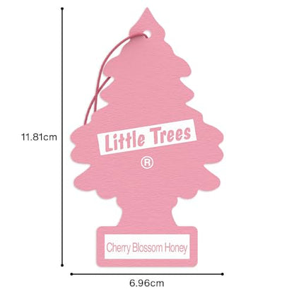 LITTLE Air Fresheners Car Air Freshener. Hanging Tree Provides Long Lasting Scent for Auto or Home. Cherry Blossom, 24 Air Fresheners (Pack of 6) - size: 4 Count (Pack of 36)