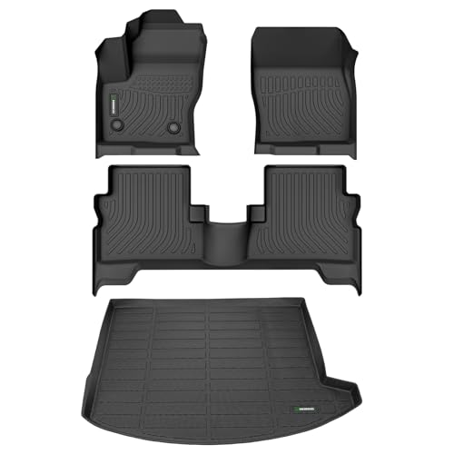 ANBINGO®Floor Mats & Cargo Liner for Ford Escape 2013-2019 All Weather Floor Mats Set Custom for Escape Full Set Floor Liners for Escape Accessories Black - size: 2013-2019 Escape Set