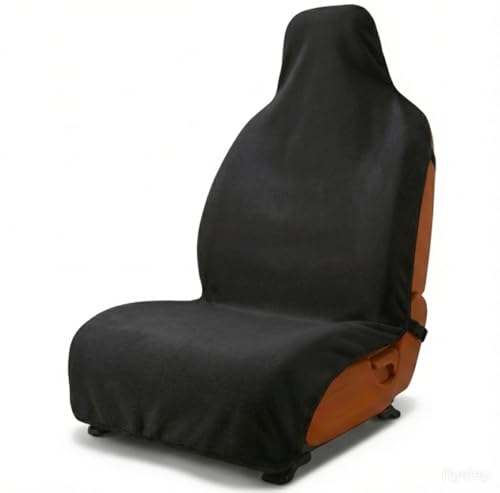 Car Seat Cover, Premium Auto Seat Towel Fit Cars SUV Trucks, Ideal Gift for Active People Who Work Sweat Swim Run Beach, Black - color: Black, size: 1pack