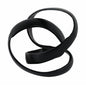 Metal Decorative Object – Minimalist Shelves & Coffee Table Decor – Aluminum Knot Sculpture Modern Home Decor for Office, Bedroom & Living Room – 8" x 7", Black