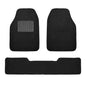 FH Group Automotive Floor Mats - Carpet Floor Mats for Cars, Universal Fit Full Set, All Purpose Car Floor Mats, Carpet Protector Mat for Most Sedan, SUV, Truck Floor Mats Black