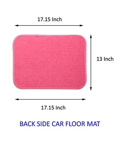 Universal Fit Front/Rear 4-Piece Full Set Crystal Bling Rhinestone Design Studded Carpet Car SUV Truck Floor Mats (Faith-Pink) - color: Faith-Pink
