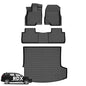 Wayhigh® Floor Mats & Cargo Liner for Acura RDX 2019-2026, All Weather TPE Car Mats Waterproof Heavy Duty Floor Liners Custom Fit for RDX Accessories - style: 1) For Acura RDX / 2019-2026 / Mats Set