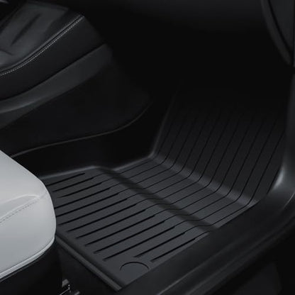 2021-2023 Tesla Model 3 Highland Floor Mats, Custom-Fit All-Weather TPE Full Set with Cargo Liner & Trunk Mat Accessories (2021-2023 Model 3 Full Floor Mat Kit Set of 6) - size: Floor Mats for 2021-2023 Model 3| 6PCS