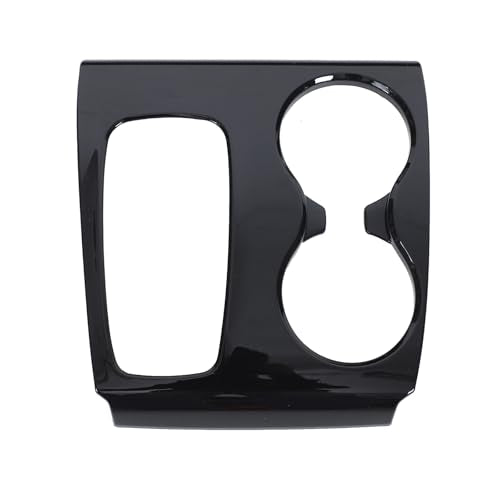 Gear Shift Panel Cover Trim for Hond@ Pilot 2016-2020/ Hond@ Ridgeline 2017-2019, ABS Automotive Center Consoles Cup Holder Cover Protector Accessories (Glossy Black) - color: Glossy Black