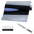 Black Vinyl Car Wrap Gloss Black Vinyl wrap Ultra Gloss Stickers Car wrap Tape DIY Roll (1FT*5FT) - size: 1FT*5FT