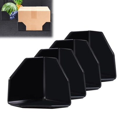 Rislobx 4PCS Car Trunk Organizer Blocks with Hook and Loop Fastener, Automotive Tidy Storage Organisation Accessories for Truck, SUV, Sedan, Available to Wool Carpet (Black)