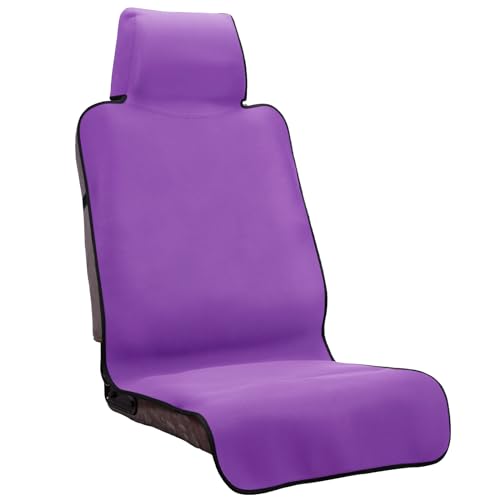 Waterproof Seat Cover, Upgraded Sweat Carseat Protector, Perfect for Universal Anti-Slip Car Truck SUV Seat, Ideal for Surfing Yoga Gym Workout(Purple) - color: Purple, size: 1 Count