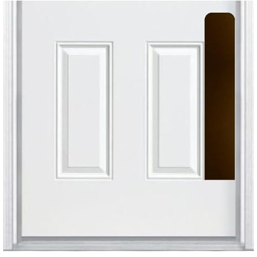 Deck the Door Decor Dog Scratch Door Protection Plate - Elegant Anodized Aluminum for All Door Types | Pet-Safe - Polished Edges & Rounded Corners | Magnetic Mount - Oil Rubbed Bronze, 6” x 22” - color: Oil Rubbed Bronze, size: 6 x 22"