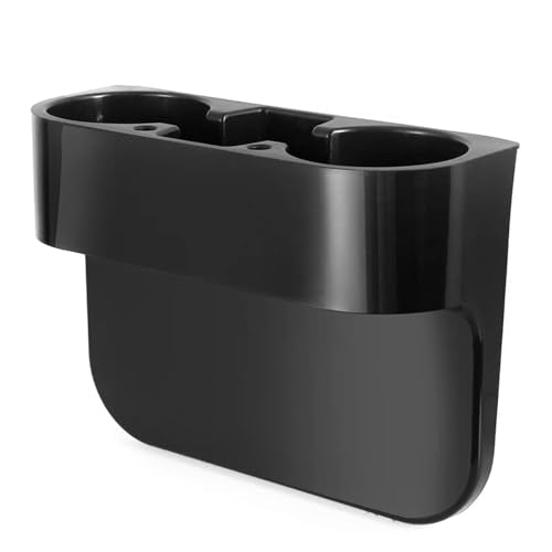 Heart Horse Cup Holder Portable Multifunction Vehicle Seat Cup Cell Phone Drinks Holder Box Car Interior Organizer (Black) - color: Black