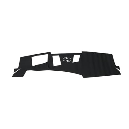 Faux Leather Dashboard Cover for BMW 5 Series with HUD 2024 with Hud Dashboard Mat Anti-Slip Sun UV Heat Shield Protection Black 1 Pc - size: with HUD