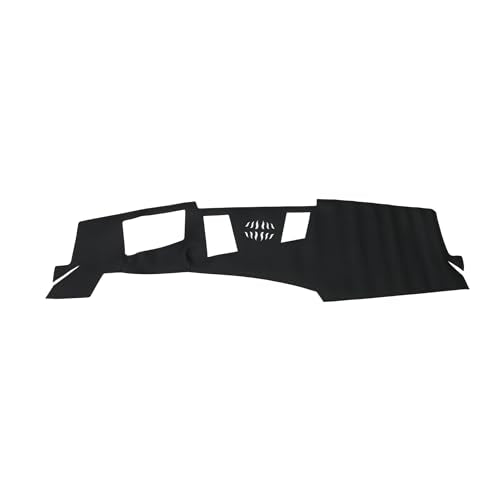 Faux Leather Dashboard Cover for BMW 5 Series with HUD 2024 with Hud Dashboard Mat Anti-Slip Sun UV Heat Shield Protection Black 1 Pc - size: with HUD