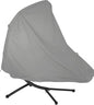 Patio Hanging Chaise Lounge Cover 73 Inch Waterproof 900D Heavy Duty Outdoor Swing Chair Cover for Hammock(Grey) - color: Grey