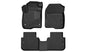 Husky Liners Weatherbeater Floor Mats | Fits 2024-2026 Honda CR-V (Includes Hybrid Models) | Front & 2nd Row, 3-pc Black - 99411 - size: Front & 2nd Row, style: 2023 - 2024