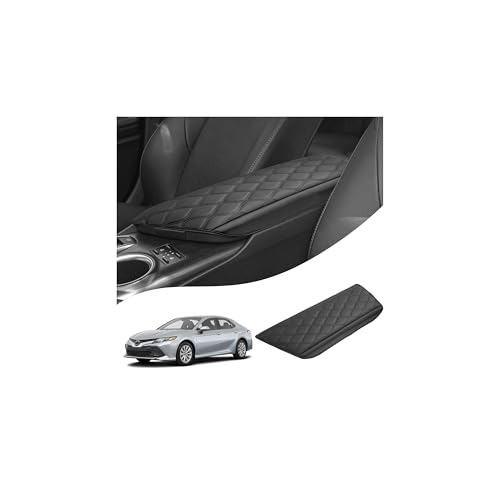 Autorder Center Console Cover for 2018-2024 Toyota Camry Accessories Leather Armrest Cushion Cover Anti-Scratch Middle Console Pad for Cat Dog Pet - size: 2018-2024 Toyota Camry