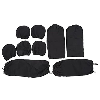 Breathable and Soft Cloth Car Seat Covers Full Set Universal Fit Seat Cover for Comfortable Driving