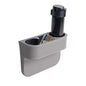 Car Seat Organizer Cup Drink Holders Multi Functional Gap Filler Storage Box Insert Organization Helps Reduce Distracted Driving&Holds Phone Mount Mug Bottle Cellphone (PUBD-Gray) - color: PUBD-Gray